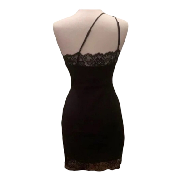 Free People Black One Shoulder Dress - Picture 5 of 7